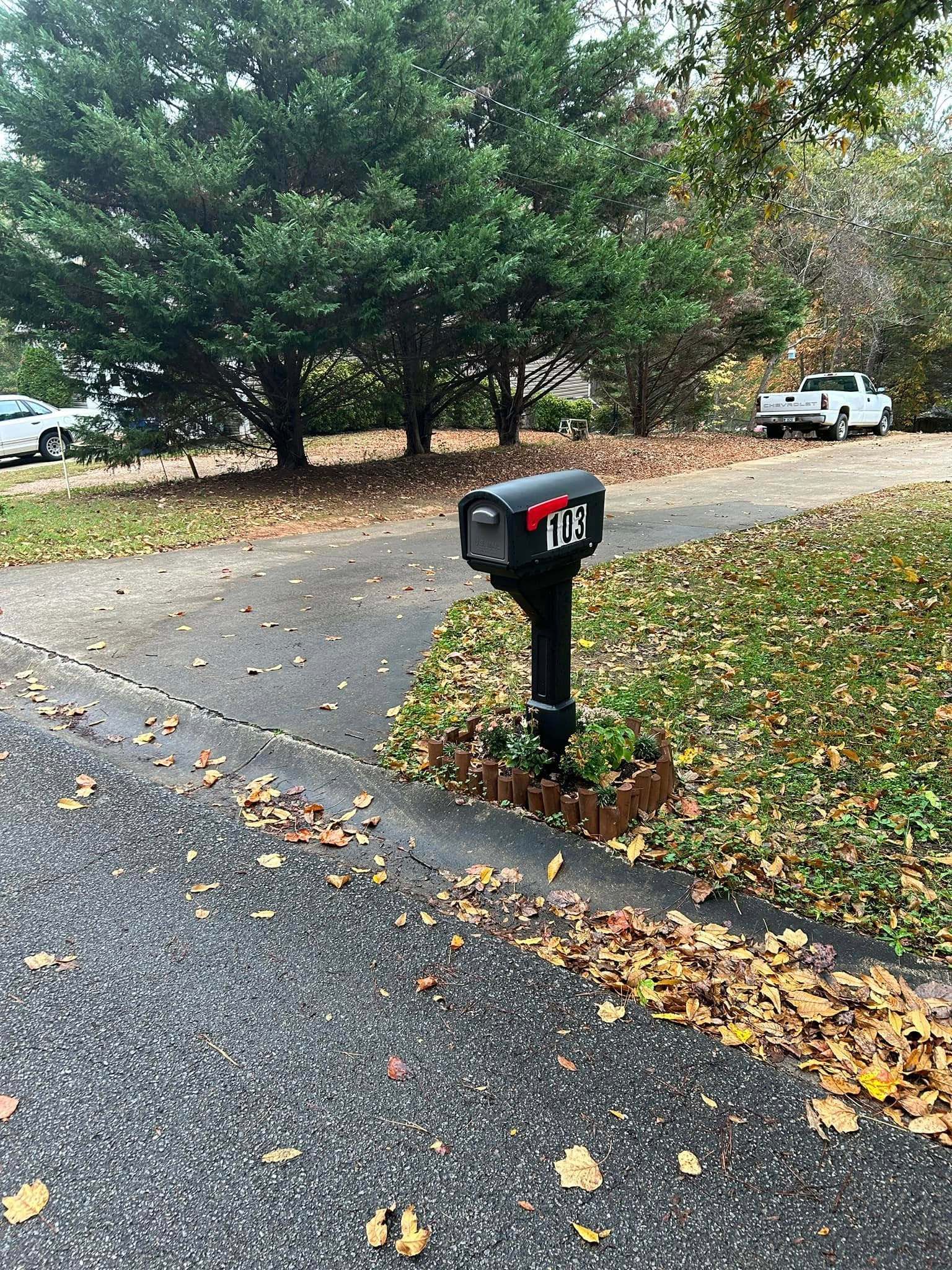 Before driveway cleaning